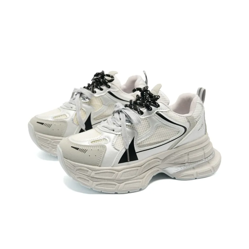 KAAVER OTTO Cushioning Height Increasing Abrasion Resistant Slip Resistant Chunky Sneakers Women's-1