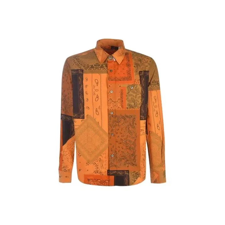KENZO Shirts Men Orange-0