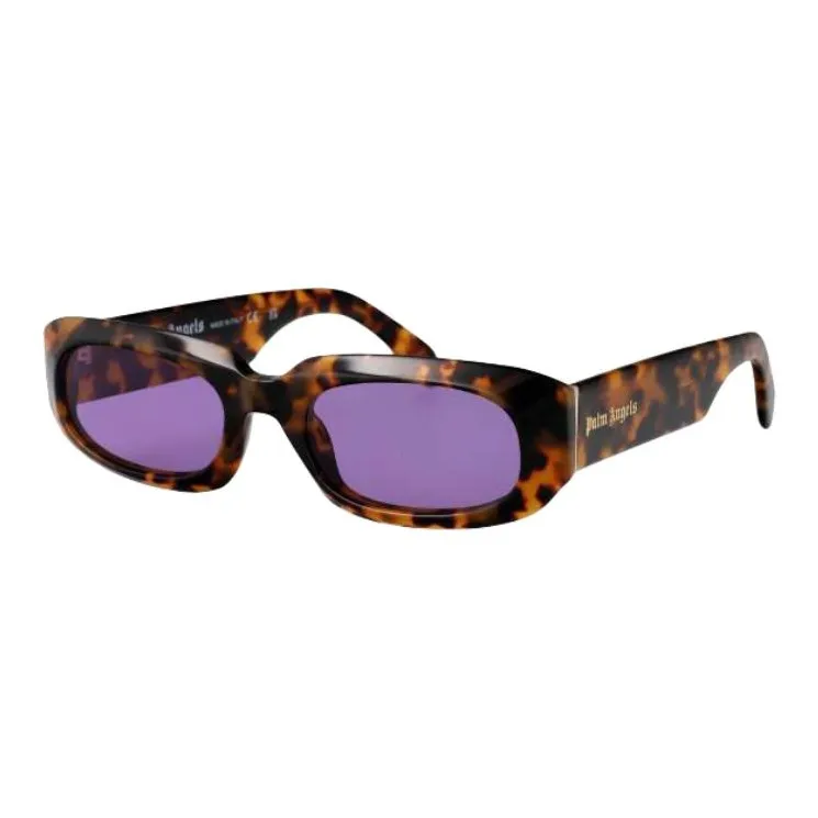 PALM ANGELS Acetate Oval Sunglasses Unisex Black-0