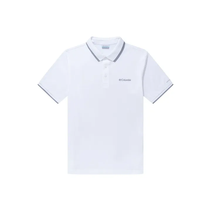 Columbia Polo Shirts Men White-0