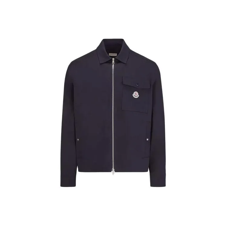 Moncler Shirt Men's Marine Blue-0