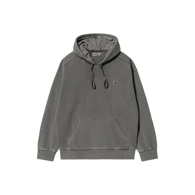 Carhartt WIP Logo Patch Drawstring Hoodie-0