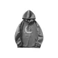 J617 Moon Hooded Fleece-Lined Dark Gray