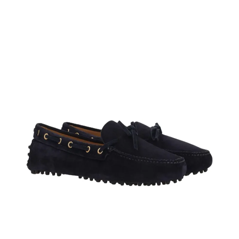 Car Shoe Gommino Loafers Women's Blue-2