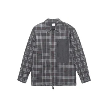 Burberry Check Pattern Jacket