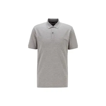 HUGO BOSS Polo Shirts Men Light Gray