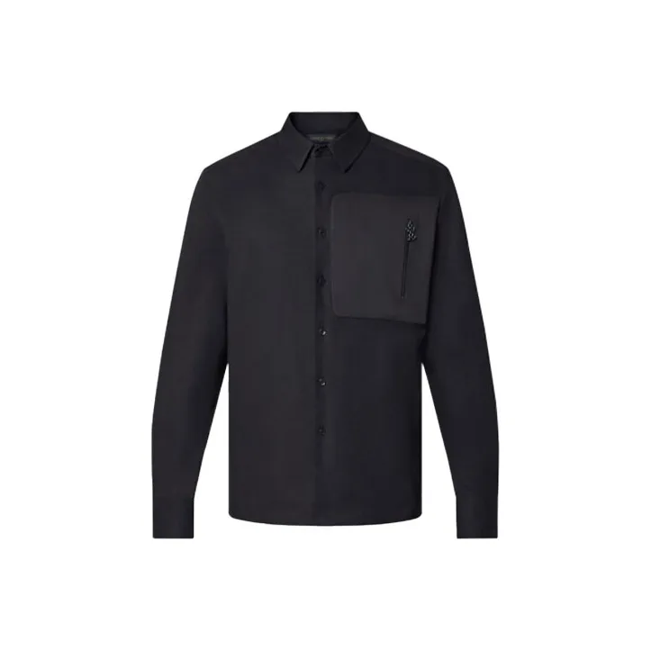 LOUIS VUITTON Shirt Men's Black-0