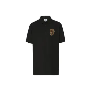 Burberry Polo Shirts Men Black