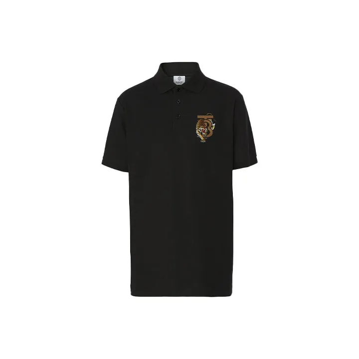 Burberry Polo Shirts Men Black-0