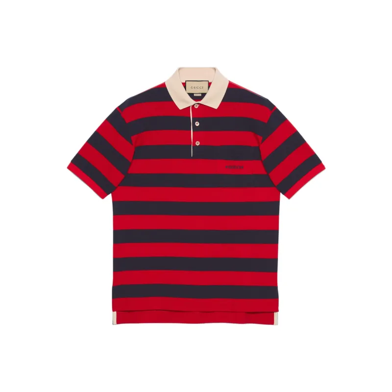 GUCCI SS22 Polo Shirt Men's Red-0
