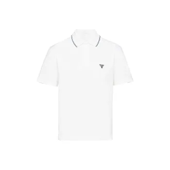 PRADA SS22 Polo Shirt Men's White