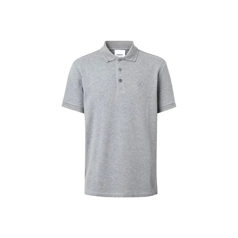 Burberry Polo Shirt Men's Light Gray-0