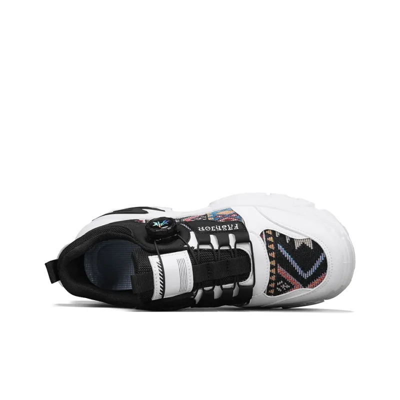 JANECO Low Top Chunky Sneakers Men's-4
