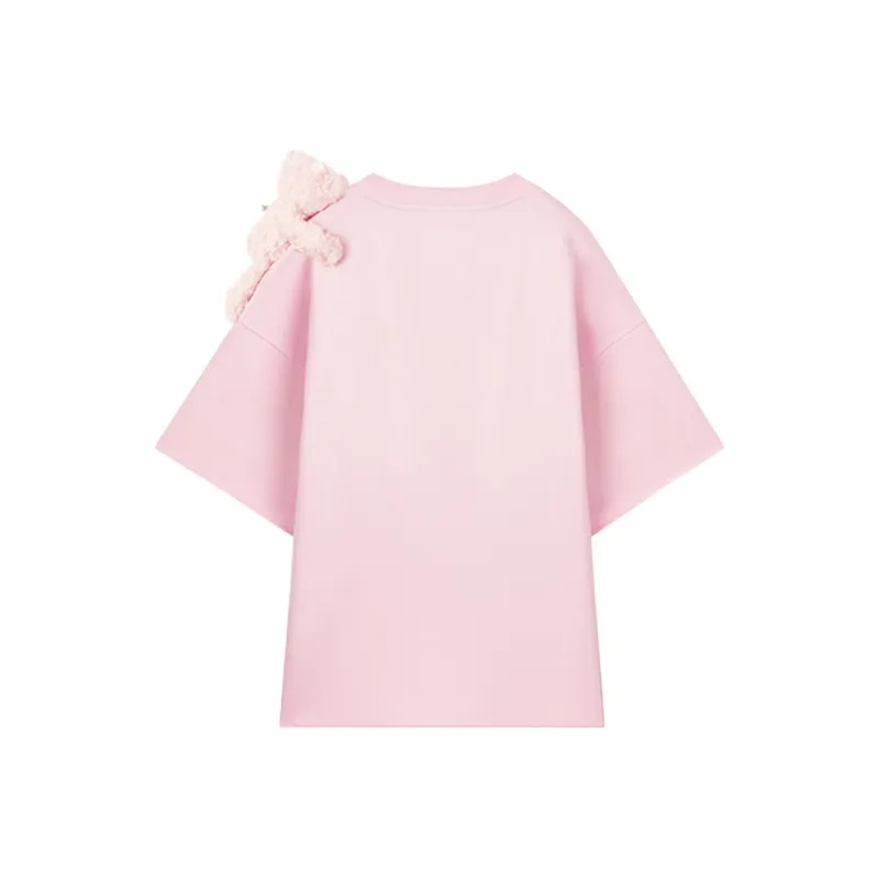 LALABOBO Drop Shoulder Sleeve T Shirt Women's-1