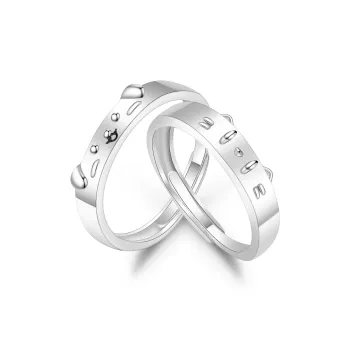 Lao Feng Xiang 999 Fine Silver Rings Unisex
