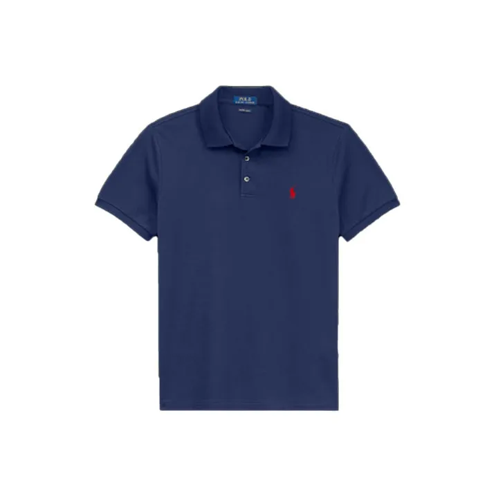 Polo Ralph Lauren Polo Shirts Men Navy Blue-0