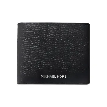 MICHAEL KORS Hudson Pebbled Leather Slim Billfold Wallet