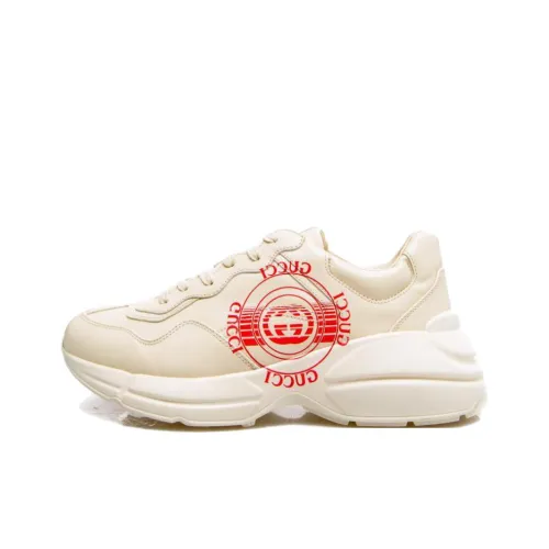 GUCCI Rhyton Stamp Print Sneakers