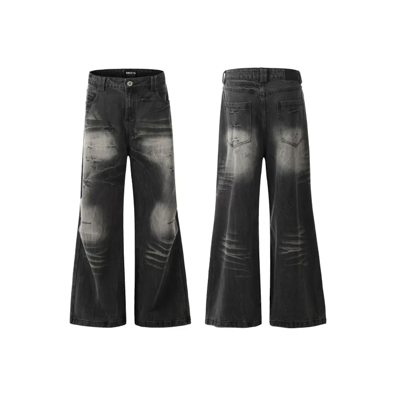 PANDA ADEVIL Jeans Unisex Black Gray-1