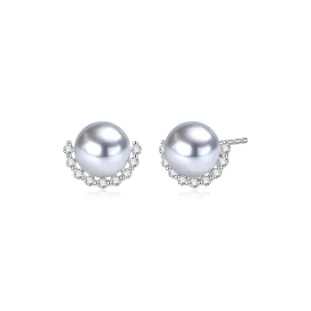 IL&CO. Pearl Stud Earrings Women's