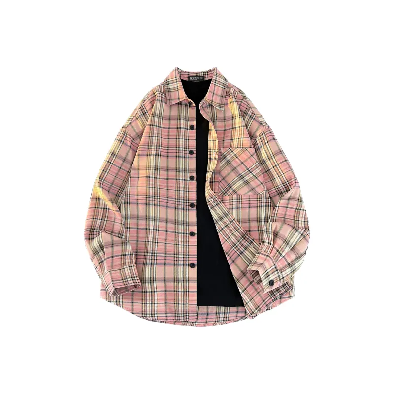GNOMESHGH Shirt Unisex Black Plaid-6