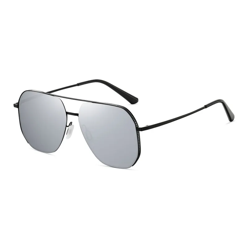 Yamaichi Maru Stainless Steel Irregular Shape Sunglasses Unisex-1