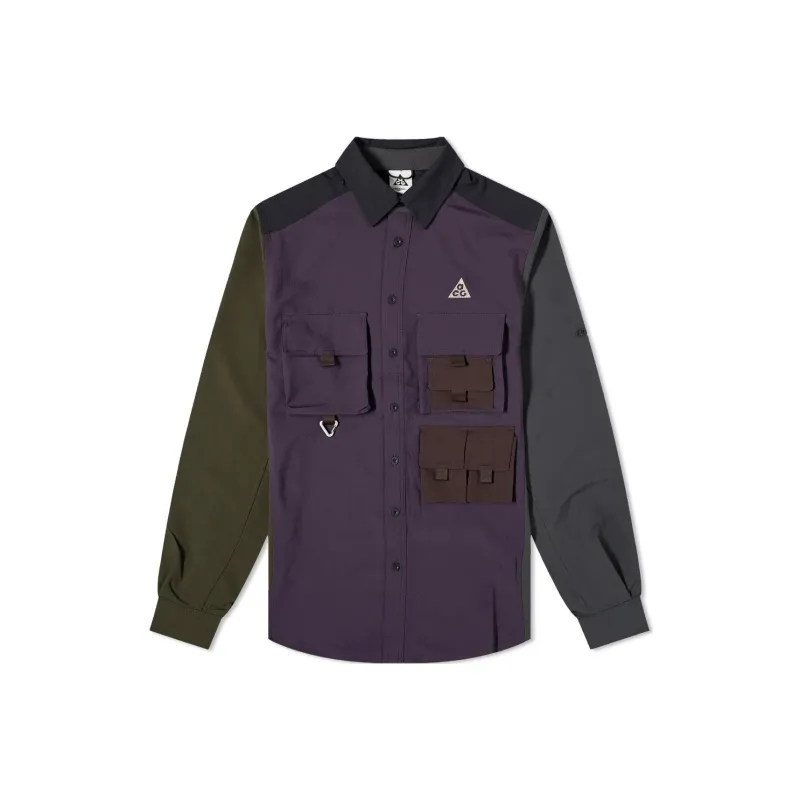 Nike Shirts Men Purple-0