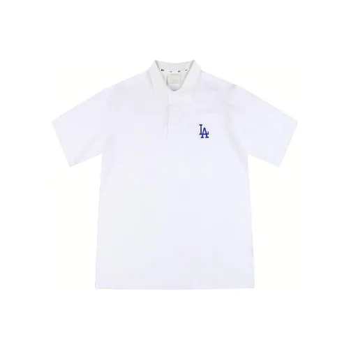 MLB NEW ERA Polo Shirt Unisex White