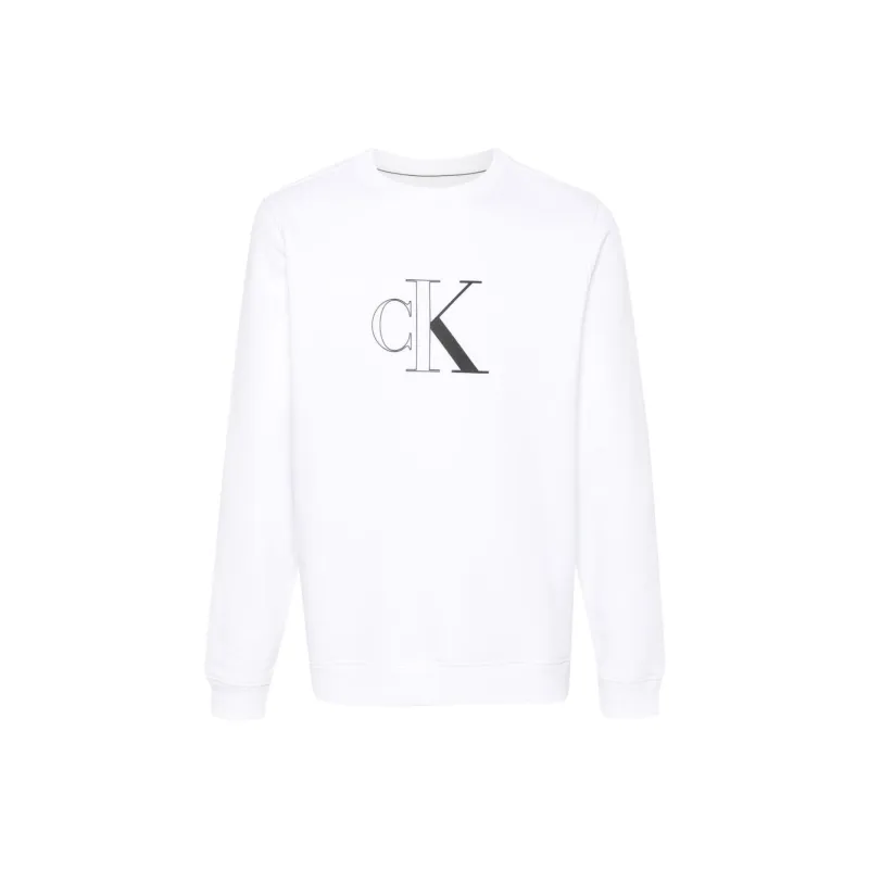 Calvin Klein Logo print Jersey Hoodie-0
