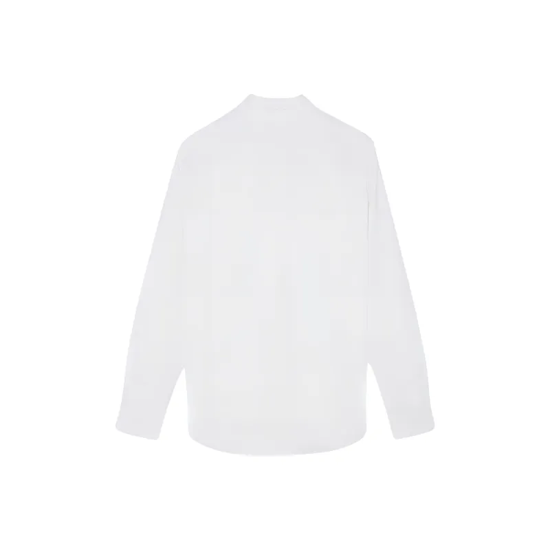 Maison Kitsune Dressed Fox Patch Relaxed Shirt-1