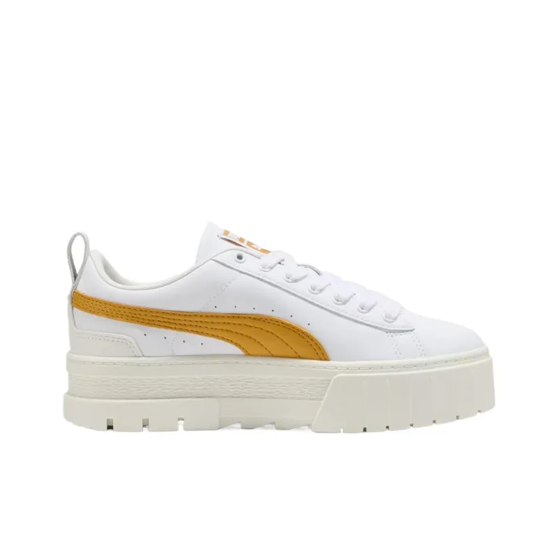 PUMA Mayze Low Top Training Shoes Women's Yellow White-1