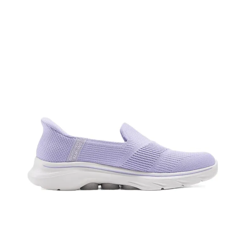 Skechers GO WALK 7 Anti Slip Wear Resistant Low Top Casual Shoes Women's Purple-1