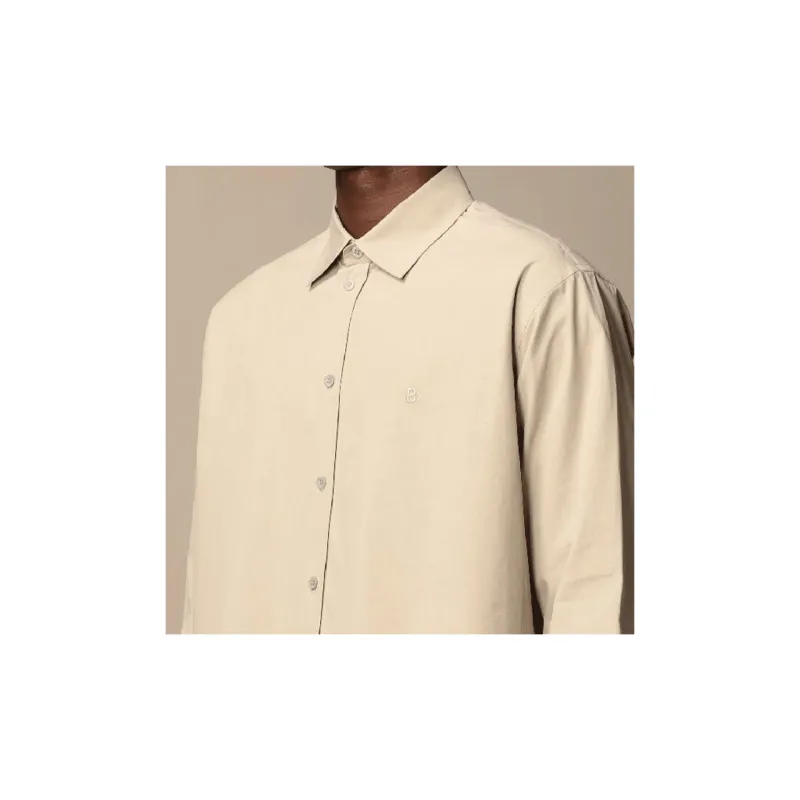 Balenciaga Shirts Men Beige-6