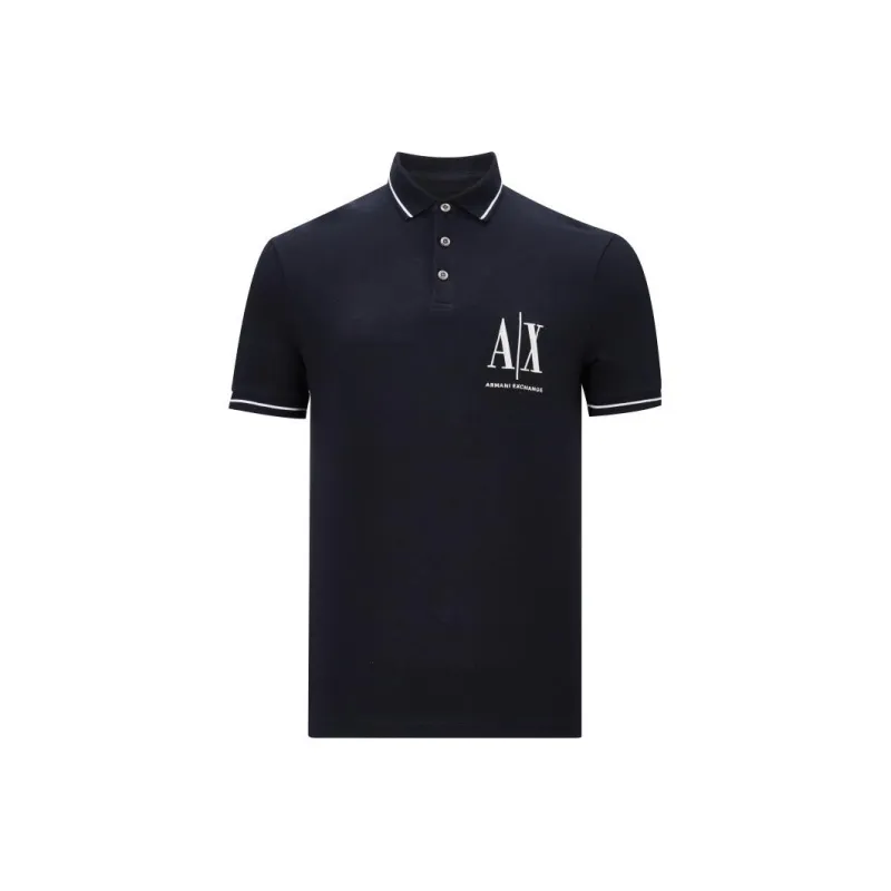 ARMANI EXCHANGE Polo Shirt Men's Blue-0