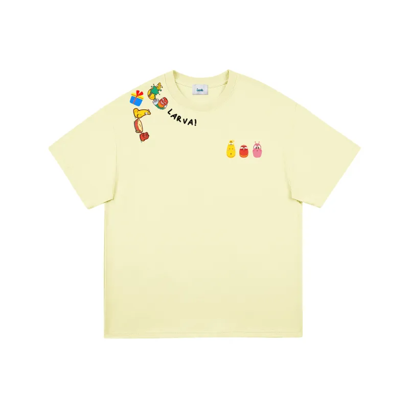 COMIC LARVA T Shirts Unisex-16