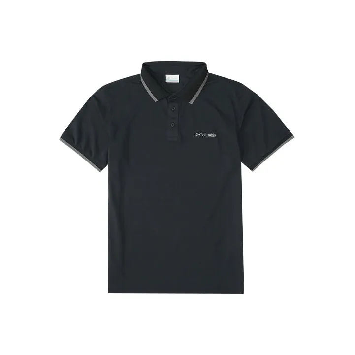 Columbia Polo Shirt Men's Black-0