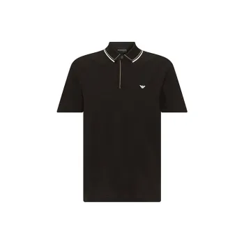 EMPORIO ARMANI SS22 Polo Shirt Men's Gray