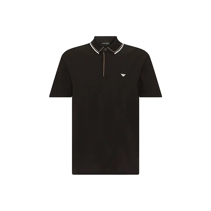 EMPORIO ARMANI SS22 Polo Shirt Men's Gray-0