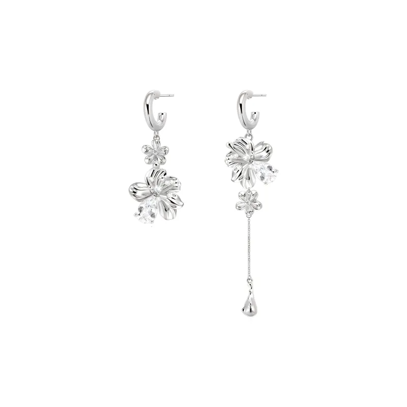 BOONEE ALUS White Gold Plated Copper Earrings Women's-0