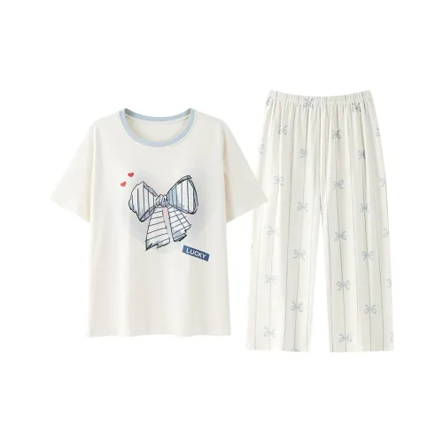 Qiao Ni Tong Pajama Set Women's Image Color