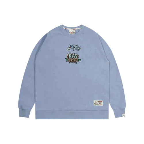 GRAF Sweatshirt Men's Haze Blue Bird's Nest Crew Neck Sweatshirt