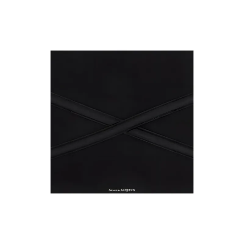 Alexander McQueen Cow Leather Clutch Unisex Black-4