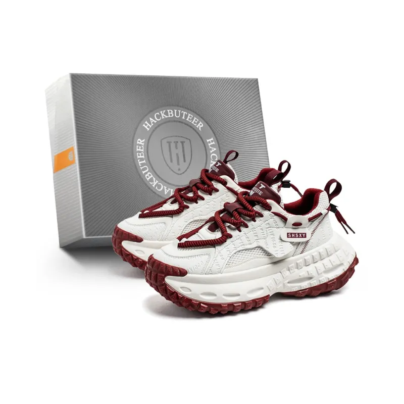 HACKBUTEER Low Top Chunky Sneakers Men's Box Included-6
