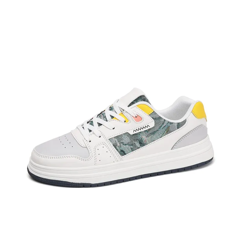 ENRICO COVERI Slip Resistant Low Top Skateboard Shoes Men's-4