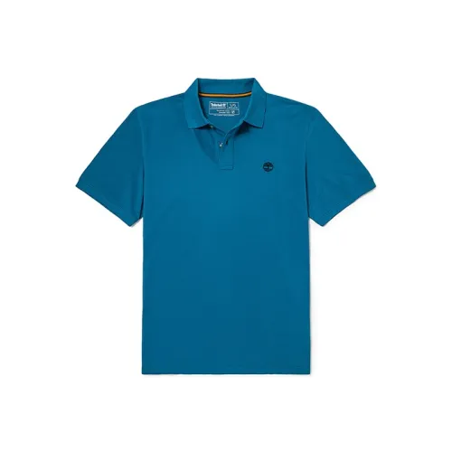 Timberland Polo Shirts Men Lyon Blue