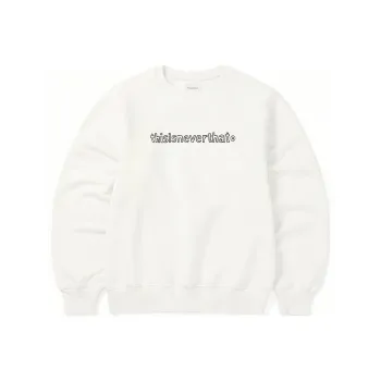 Thisisneverthat x NAIJEL GRAPH SS24 Graph Logo Crewneck White Sweatshirt Unisex White