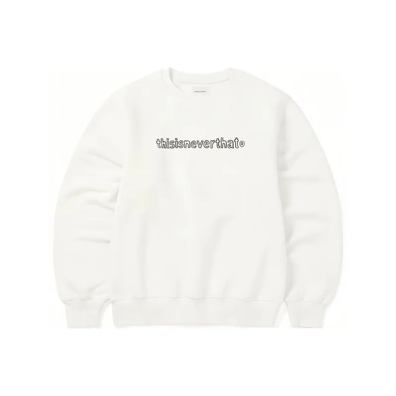 Thisisneverthat x NAIJEL GRAPH SS24 Graph Logo Crewneck White Sweatshirt Unisex White-0
