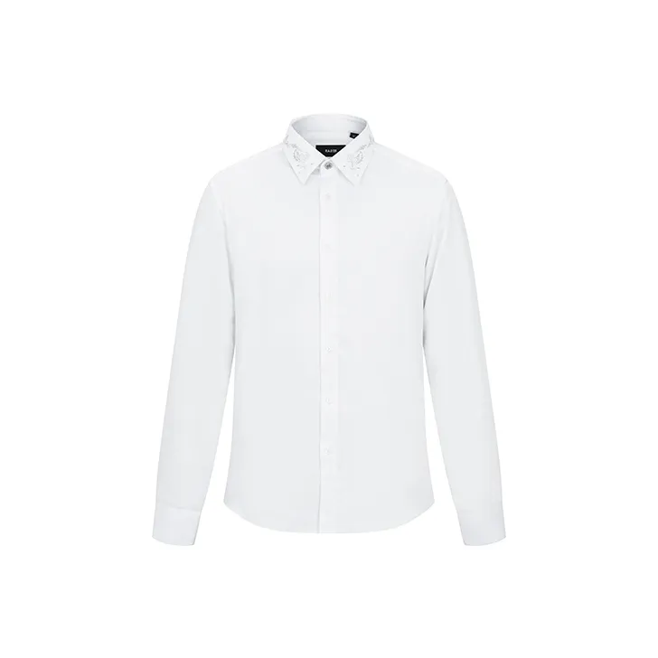 RARE Long Sleeved Shirts Men's White-0