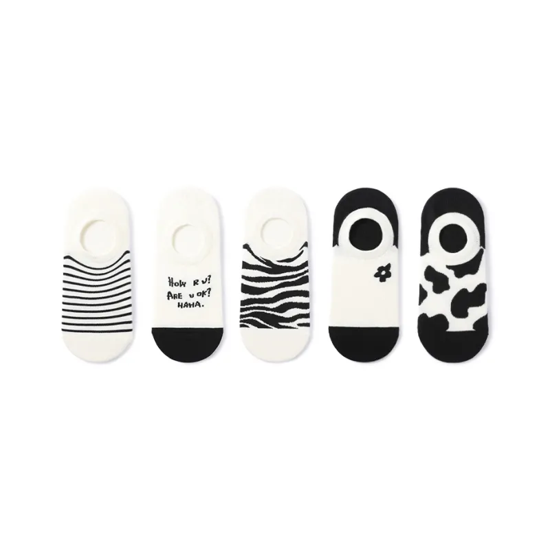 Primeet No Show Socks Women's 5 Pack-22