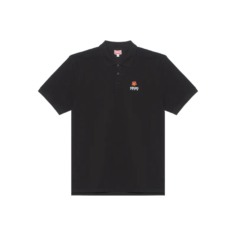 KENZO Boke Flower Series Polo Shirts Men Black-0
